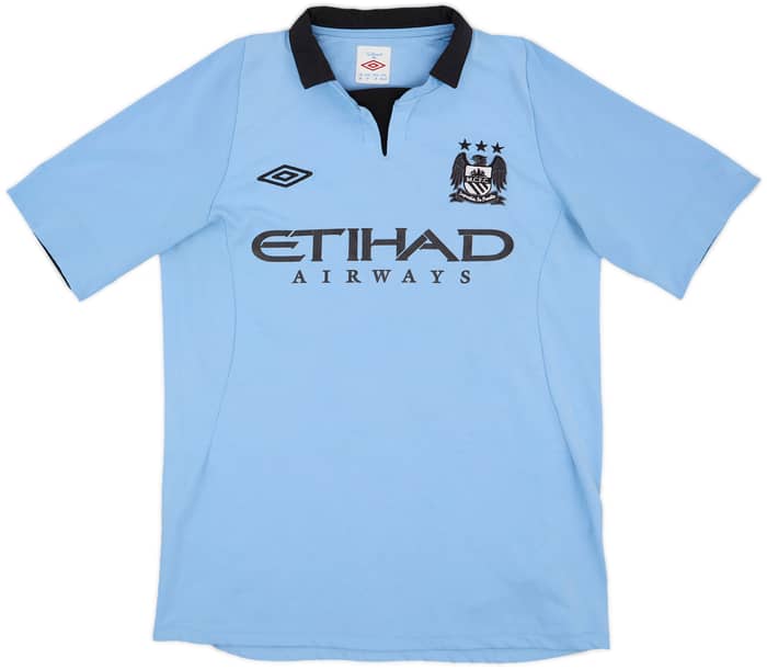 2012-13 Manchester City Home Shirt Silva #21 - 8/10 - (M)