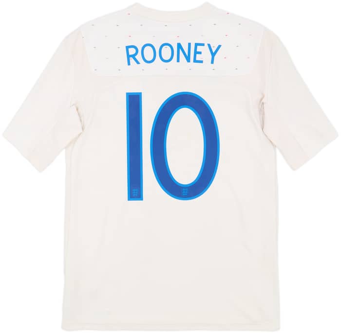 2010-11 England Home Shirt Rooney #10 - 6/10 - (M)