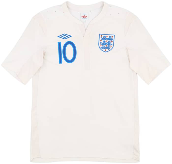 2010-11 England Home Shirt Rooney #10 - 6/10 - (M)