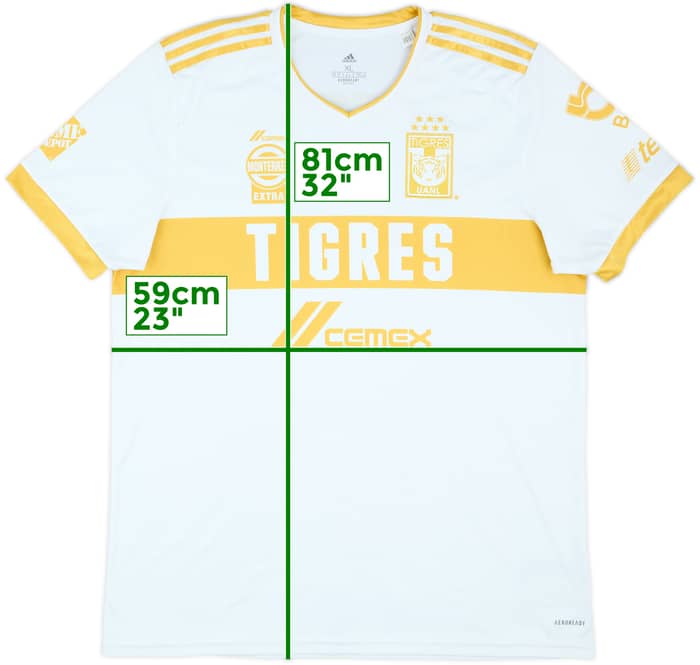 2020-21 Tigres UANL Third Shirt - 9/10 - (XL)