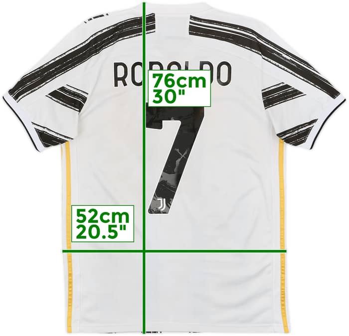 2020-21 Juventus Home Shirt Ronaldo #7 - 8/10 - (M)