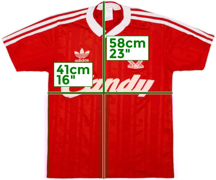 1988-89 Liverpool Home Shirt - 5/10 - (S)