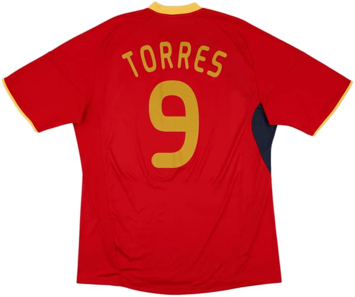 2009 Spain Home Shirt Torres #9 - 8/10 - (XL)