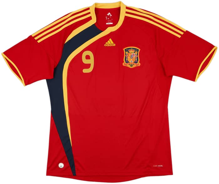 2009 Spain Home Shirt Torres #9 - 8/10 - (XL)