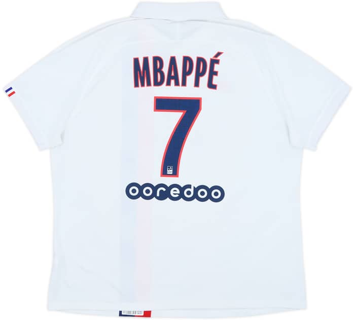 2019-20 Paris Saint-Germain Authentic Third Shirt Mbappe #7 - 8/10 - (XXL)