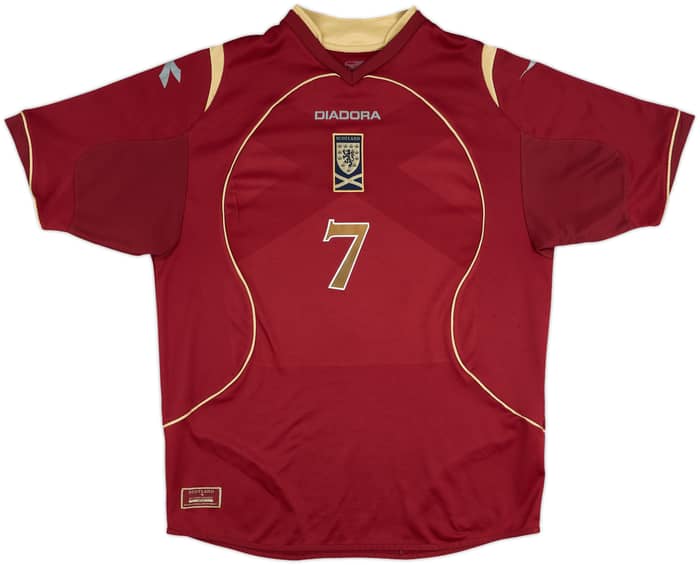 2007-08 Scotland Third Shirt #7 - 8/10 - (XL)