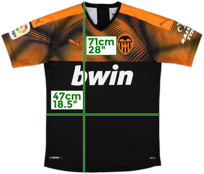 2019-20 Valencia Away Shirt - 10/10 - (S)