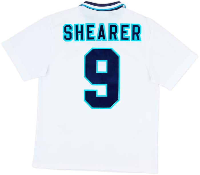 1995-97 England Home Shirt Shearer #9 - 8/10 - (M)