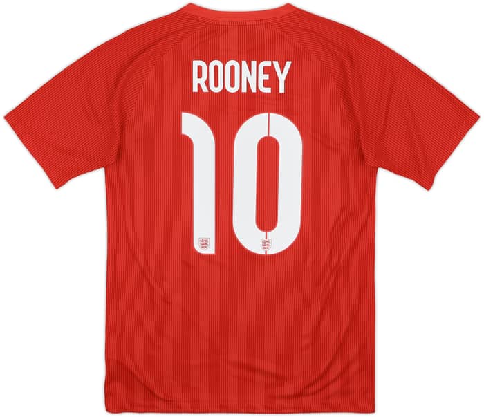 2014-15 England Away Shirt Rooney #10 - 9/10 - (S)