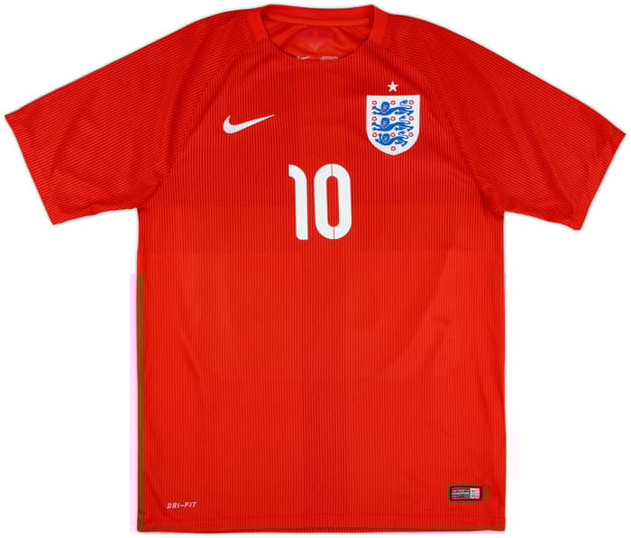 2014-15 England Away Shirt Rooney #10 - 10/10 - (M)