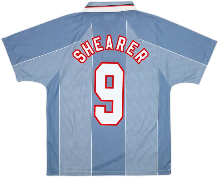 1996-97 England Away Shirt Shearer #9 - 9/10 - (M)
