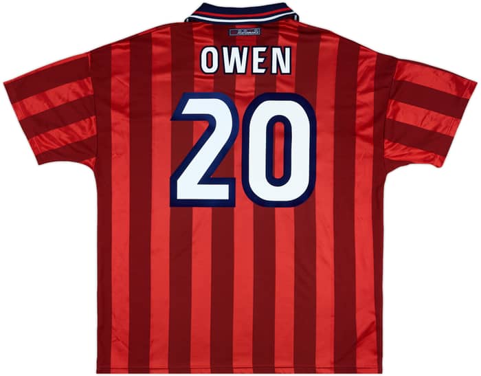 1997-99 England Away Shirt Owen #20 - 9/10 - (XXL)