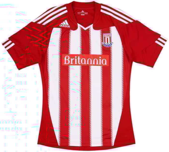 2010-11 Stoke City Home Shirt Delap #24 - 8/10 - (S)