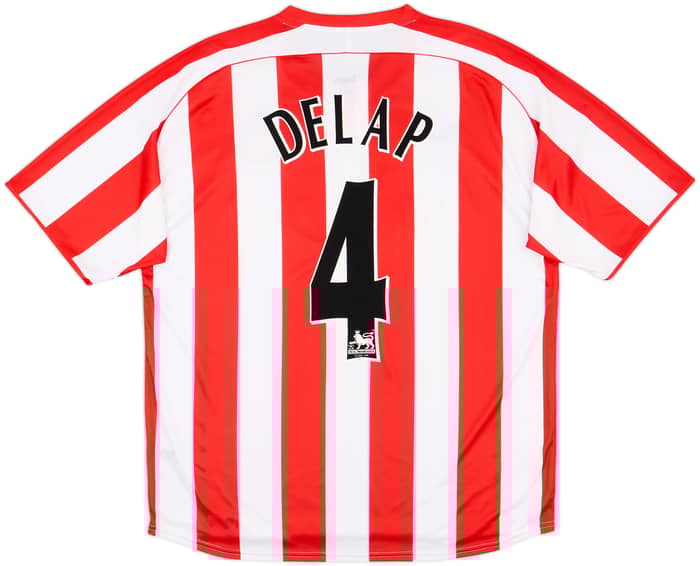 2005-07 Sunderland Home Shirt Delap #4 - 7/10 - (L)