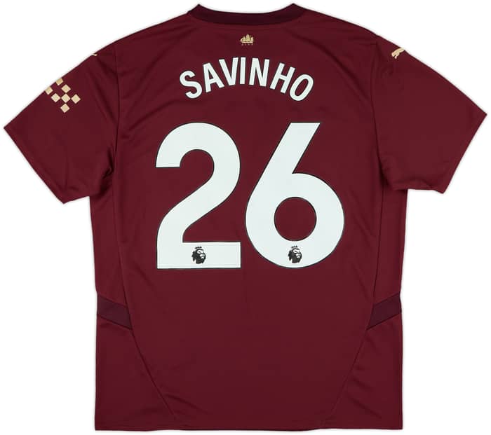 2024-25 Manchester City Third Shirt Savinho #26 (L)