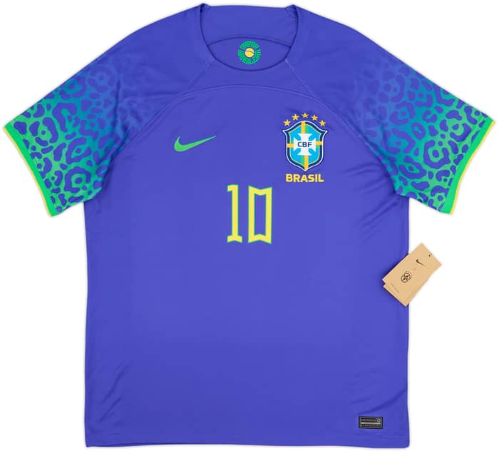 2022-23 Brazil Away Shirt Neymar #10 (L)