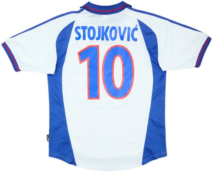 2000-01 Yugoslavia Away Shirt Stojkovic #10 - 7/10 - (M)