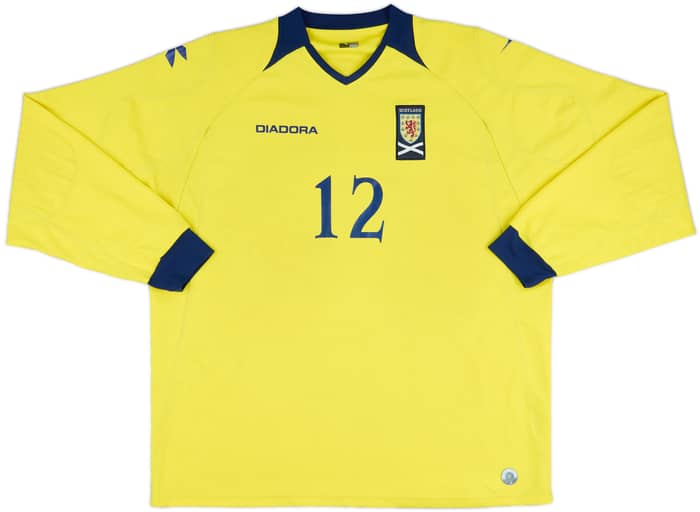 2008-09 Scotland Match Issue GK Shirt #12