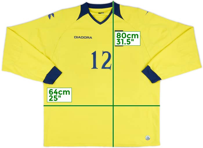 2008-09 Scotland Match Issue GK Shirt #12