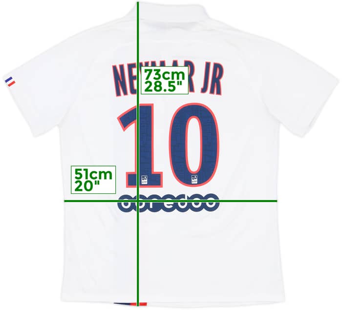 2019-20 Paris Saint-Germain Authentic Third Shirt Neymar Jr #10 - 8/10 - (L)