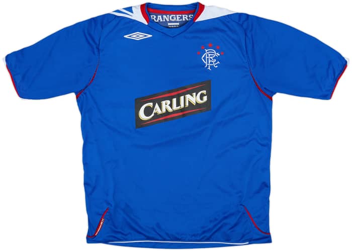 2006-07 Rangers Home Shirt - 8/10 - (L)