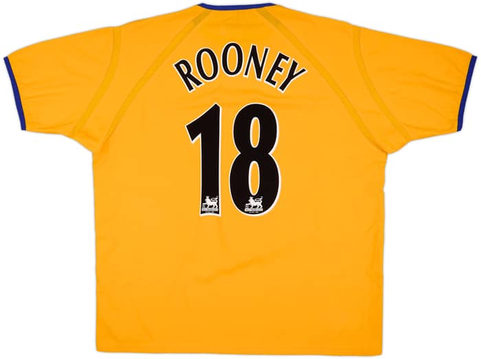 2003-04 Everton Away Shirt Rooney #18 - 10/10 - (XL)