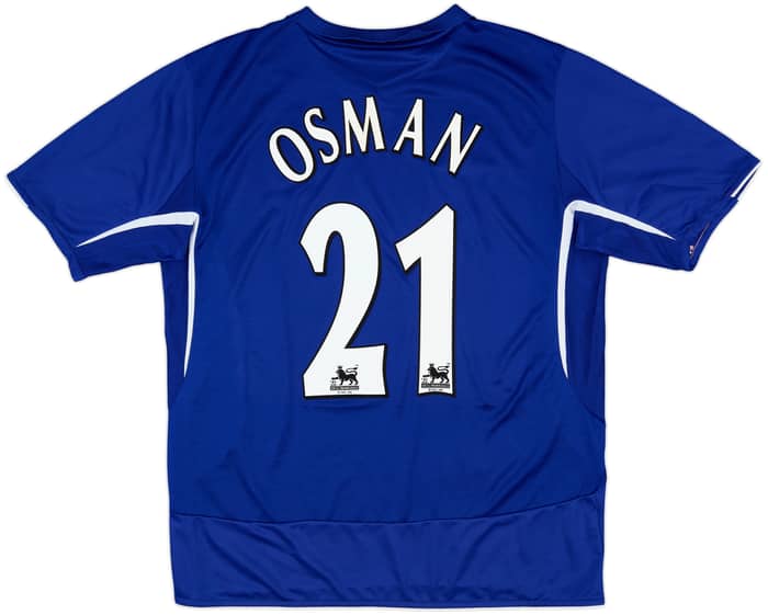 2005-06 Everton Home Shirt Osman #21 - 9/10 - (XL)