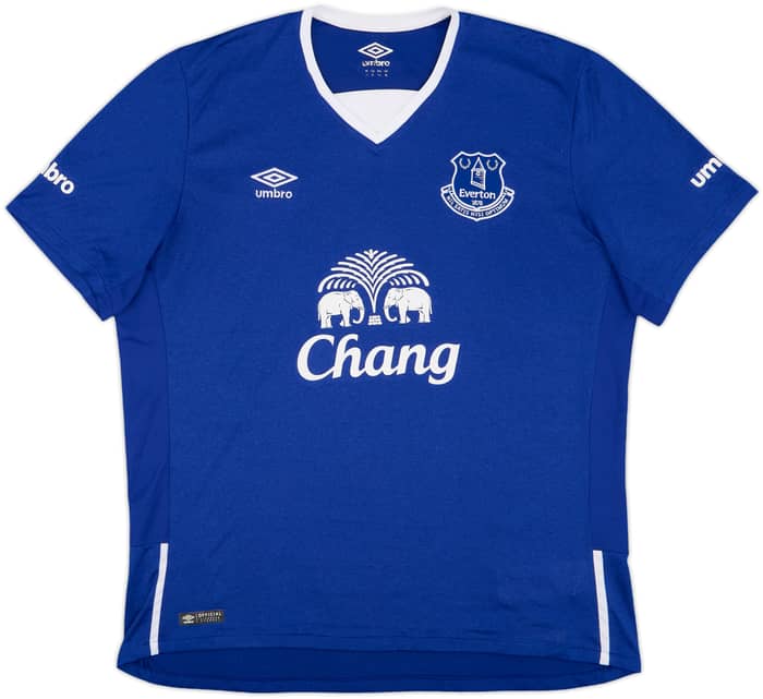 2015-16 Everton Home Shirt Lukaku #10 - 8/10 - (XL)