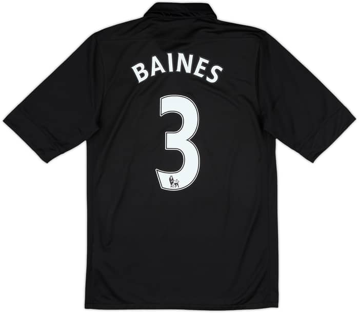 2012-13 Everton Away Shirt Baines #3 - 10/10 - (S)