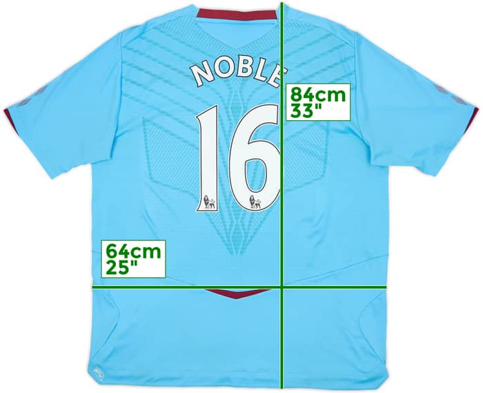 2008-09 West Ham Away Shirt Noble #16 - 8/10 - (XXL)