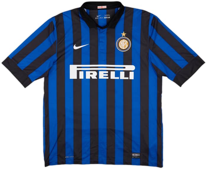 2011-12 Inter Milan Home Shirt Milito #22 - 8/10 - (L)