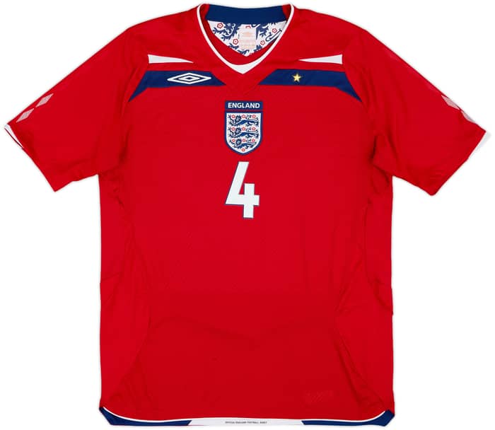 2008-10 England Away Shirt Gerrard #4 - 5/10 - (L)
