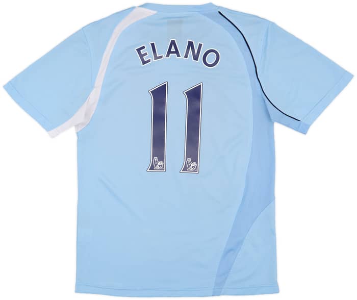 2007-08 Manchester City Home Shirt Elano #11 - 7/10 - (M)