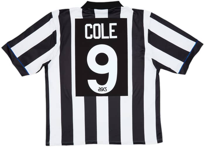 1993-95 Newcastle Home Shirt Cole #9 - 8/10 - (L/XL)
