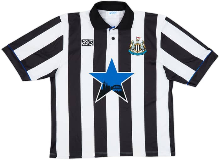 1993-95 Newcastle Home Shirt Cole #9 - 8/10 - (L/XL)