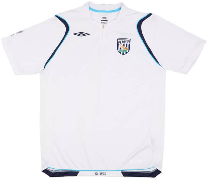 2007-08 West Brom Umbro 1/4 Zip Polo Shirt - 7/10 - (L)