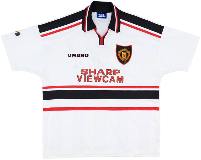1997-99 Manchester United Away Shirt Beckham #7 - 7/10 - (XXL)