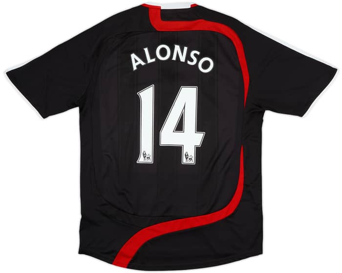 2007-08 Liverpool Third Shirt Alonso #14 - 8/10 - (L)