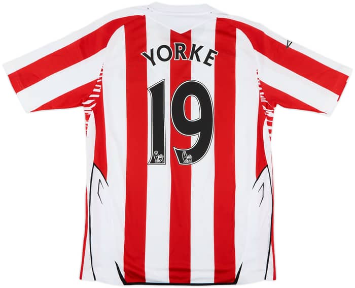 2007-08 Sunderland Home Shirt Yorke #19 - 7/10 - (M)