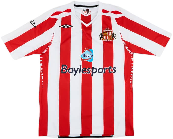 2007-08 Sunderland Home Shirt Yorke #19 - 7/10 - (M)