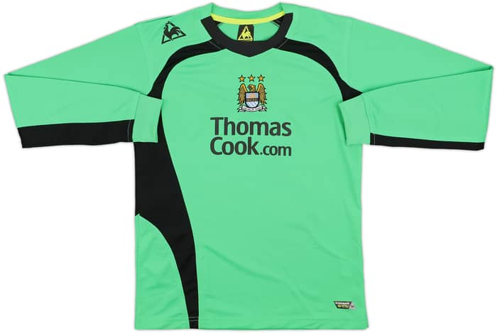 2008-09 Manchester City GK Shirt Schmeichel #16 - 7/10 - (XL.Boys)