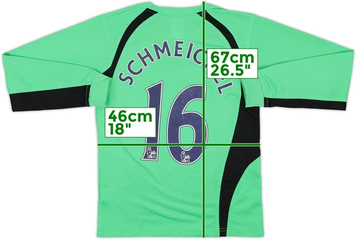 2008-09 Manchester City GK Shirt Schmeichel #16 - 7/10 - (XL.Boys)