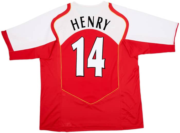 2004-05 Arsenal Home Shirt Henry #14 - 10/10 - (XXL)