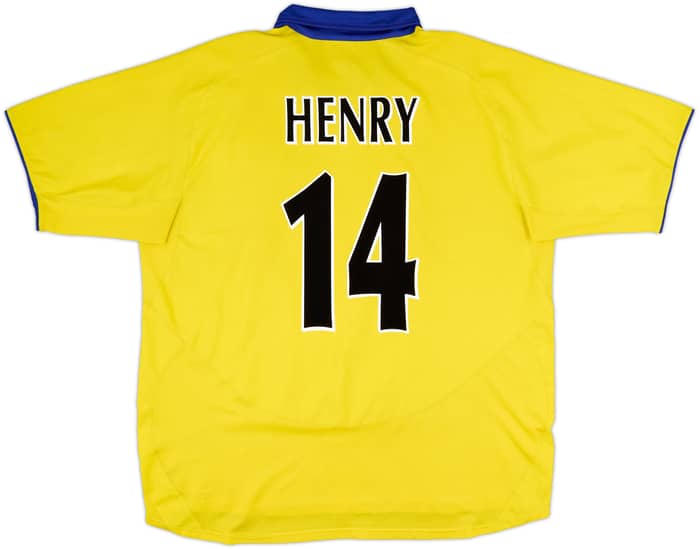 2003-05 Arsenal Away Shirt Henry #14 - 7/10 - (XXL)