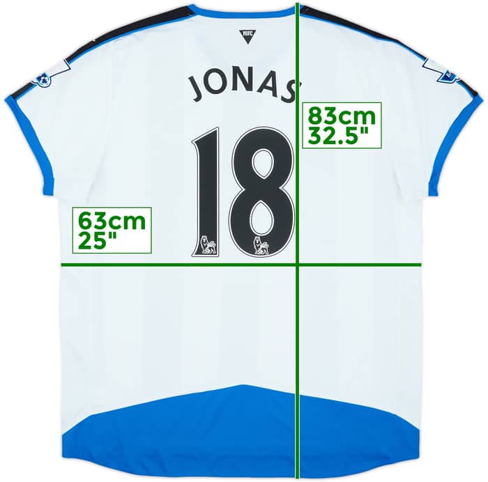 2015-16 Newcastle Home Shirt Jonas #18 - 7/10 - (XXL)