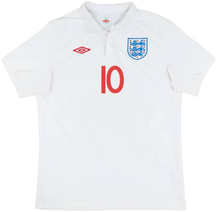 2009-10 England Home Shirt Rooney #10 - 5/10 - (L)
