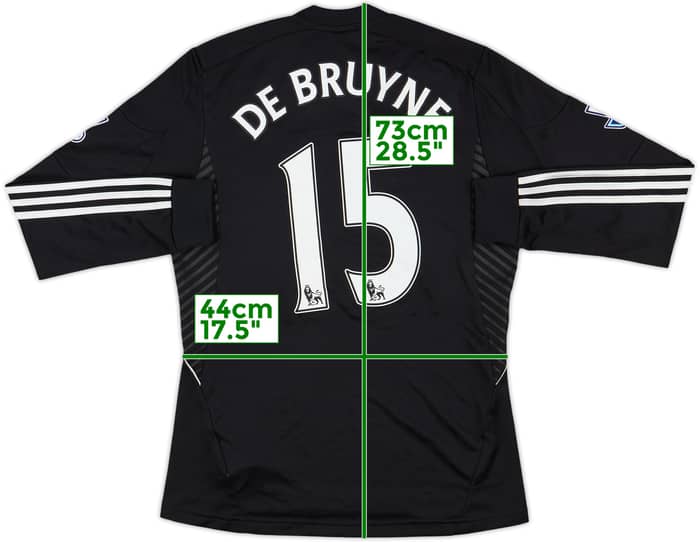 2013-14 Chelsea Third L/S Shirt De Bruyne #15 (S)