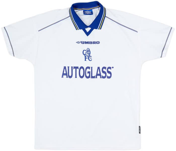 1998-00 Chelsea Away Shirt Laudrup #7 - 8/10 - (XL)