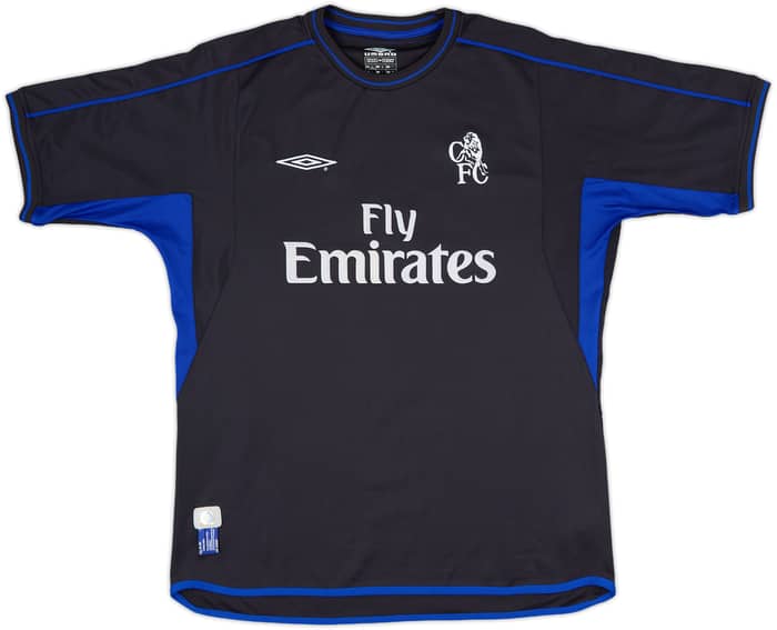 2002-04 Chelsea Away Shirt Zola #25 - 8/10 - (L)