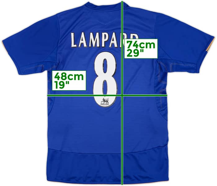 2005-06 Chelsea Centenary Home Shirt Lampard #8 - 8/10 - (S)